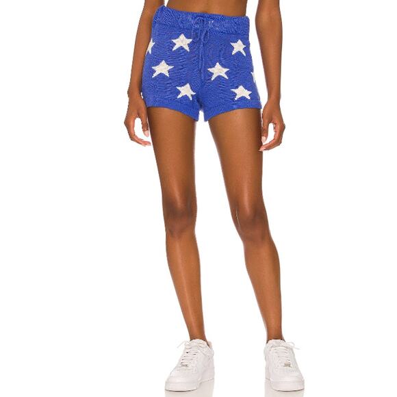 Beach Riot Pants - BEACHRIOT Women's Spangled Balboa Shorts Medium Blue Stars and Stripes NWT